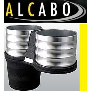 【M's】W453 smart（2015y-）ALCABO ドリンクホルダー（シルバーアルミ カップタイプ）／／アルカボ カップホルダー スマート AL-B110S ALB110S｜emuzu-international