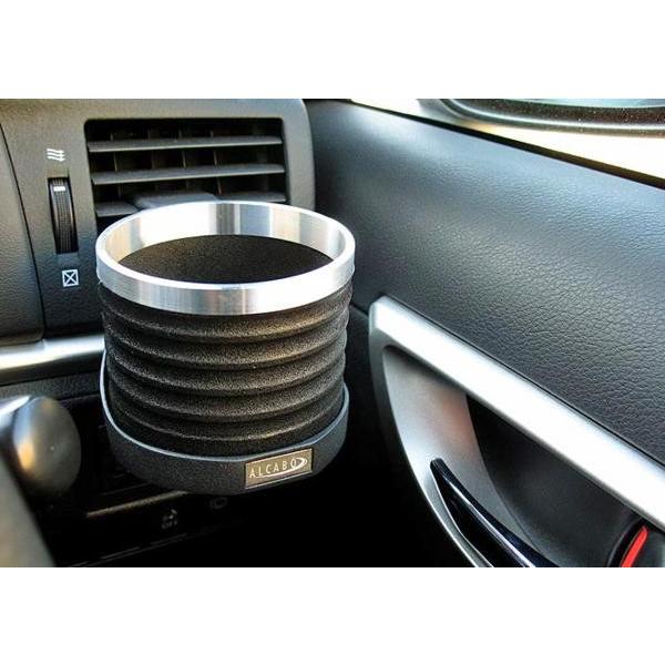 レクサス　LEXUS CT 200h専用設計　ドリンクホルダー　アルカボ　美品 M's】レクサス CT200h ZWA10 ALCABO ドリンクホルダー ブラック リング