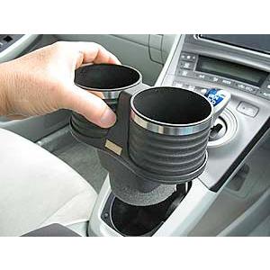 M's】トヨタ プリウス 30系(ZVW30)ALCABO ドリンクホルダー（シルバー