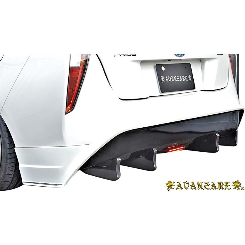 プリウス50 AVANZARE ADESSO リアアンダー プリウス 【M's】 トヨタ 50系 前期 ZVW50 (2015y-2018y ) AVANZARE