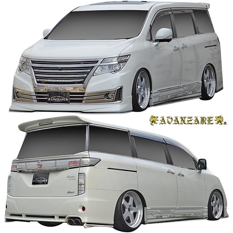 【M's】 日産 E52 エルグランド ライダー用 (2014y-) AVANZARE ADESSO リアゲートスポイラー ／／ アヴァンツァーレ アデッソ エアロ パーツ ゲートウイング｜emuzu-international｜02