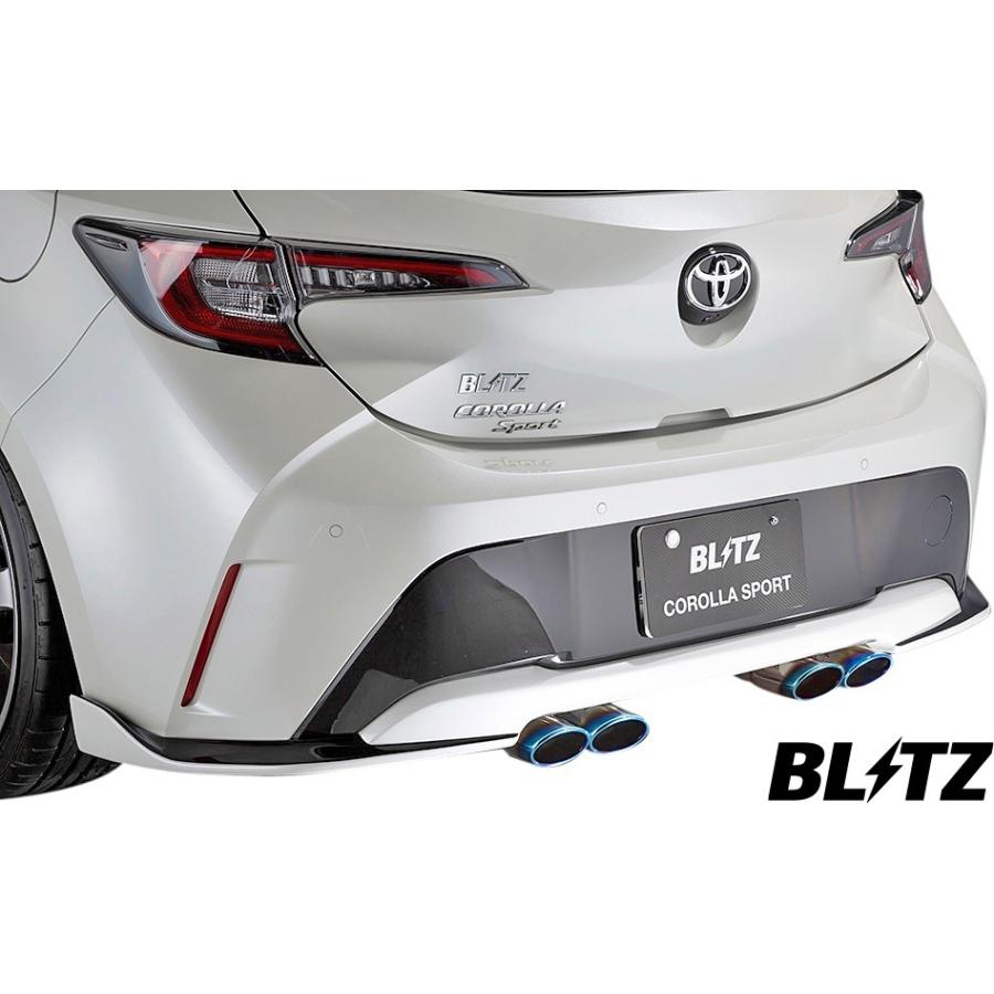 【M's】トヨタ カローラスポーツ/HYBRID (18/06-)BLITZ AERO SPEED R-CONCEPT エアロ 3点キット(F+S+R)／／FRP ブリッツ エアロスピード Rコンセプト｜emuzu-international｜04