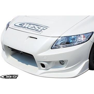 CRZエアロ　CR-Z エアロバンパー　C-WEST シーウェスト　補修必要 ホンダ（HONDA） 【M's】 CR-Z ZF2 (後期型) C-WEST フロントバンパー