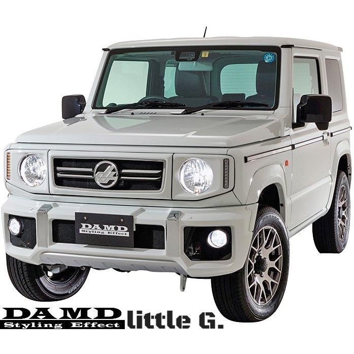 【M's】 スズキ JB64 ジムニー (2018.7-) DAMD little G. サイドモール 左右 ／／ FRP ダムド リトルG エアロ 64ジムニー 64JIMNY モール｜emuzu-international｜03