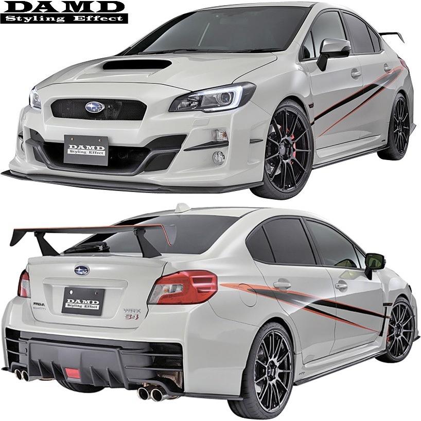 【M's】スバル WRX S4/STI (2014.8-) DAMD フロントアンダースポイラー ／／ダムド FRP製 エアロ フロントリップ リップスポイラー フロントスポイラー VAG VAB｜emuzu-international｜04