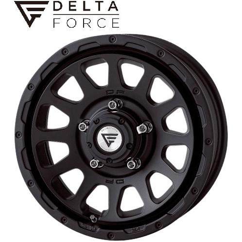 ジムニーシエラ専用デルタBFタイヤホイール5本、ホイールナット DELTA FORCE（デルタフォース） 【M's】 スズキ ジムニー JB74W