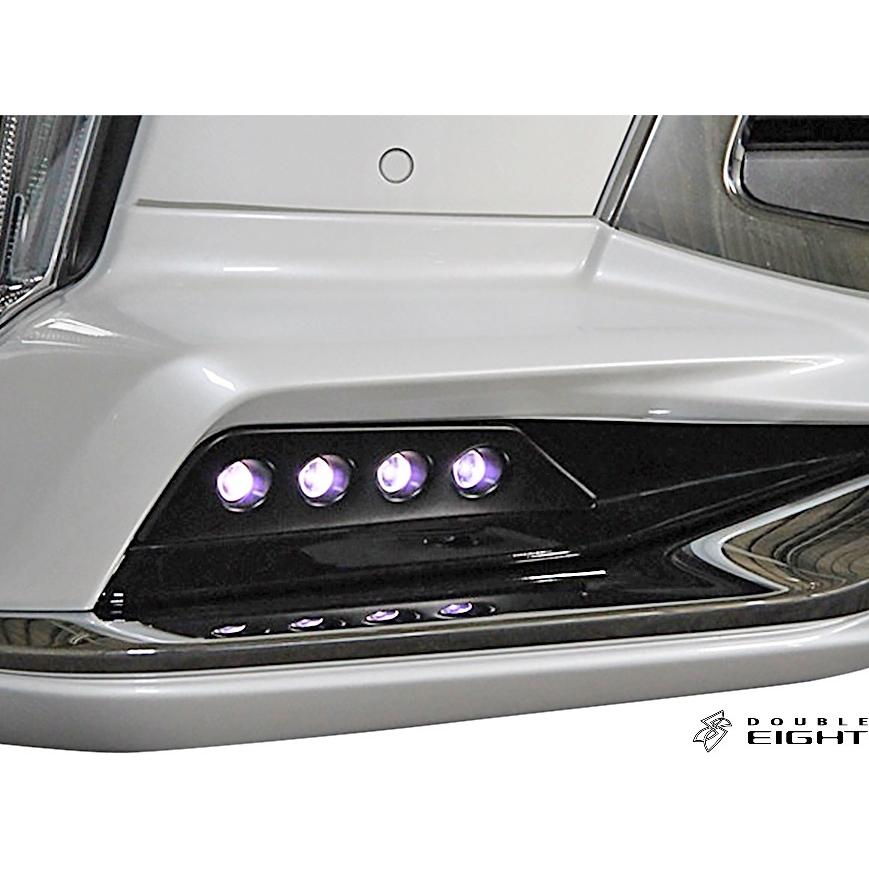 LX570後期 モデリスタフロントハーフ用 LEDアタッチメント ダブルエイト レクサス（LEXUS） 【M's】 後期 LX570 (2015.09-) DOUBLE EIGHT