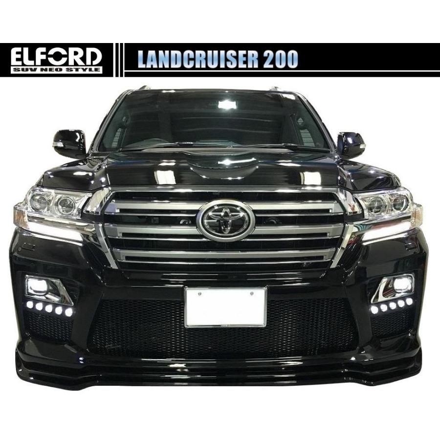 M's】 ランクル 200 後期（H27.8月-）フロント バンパー スポイラー