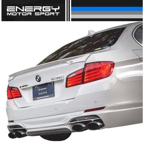 【M's】 BMW 5シリーズ セダン（2010.3-）F10 リア アンダー スポイラー FRP ／ ENERGY MOTOR SPORT エアロ ／／ EVO 10.2 スタンダードモデル｜emuzu-international｜03