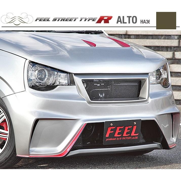 4【M's】スズキ アルト HA36(2014y-)FEEL STREET TYPE R エアロ 4点