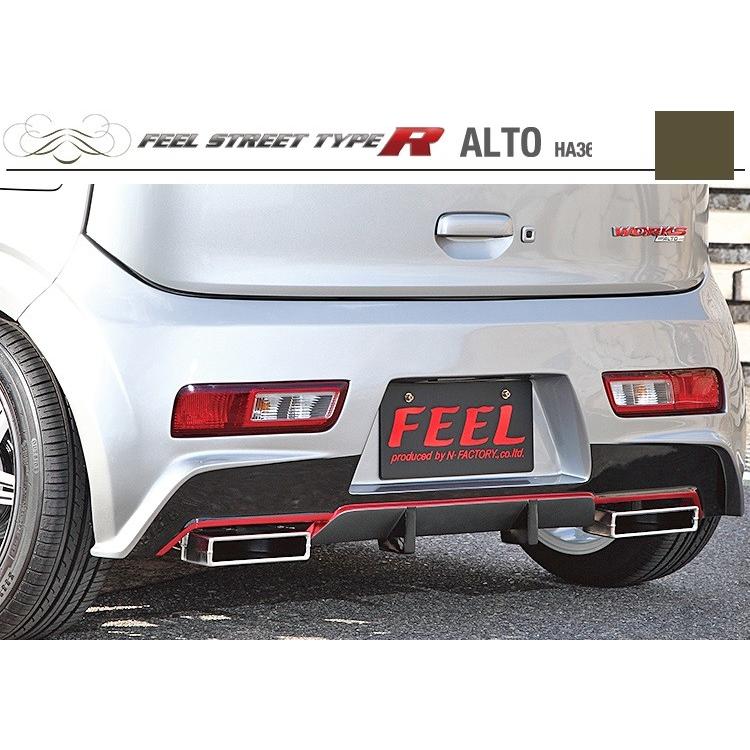 4【M's】スズキ アルト HA36(2014y-)FEEL STREET TYPE R エアロ 4点