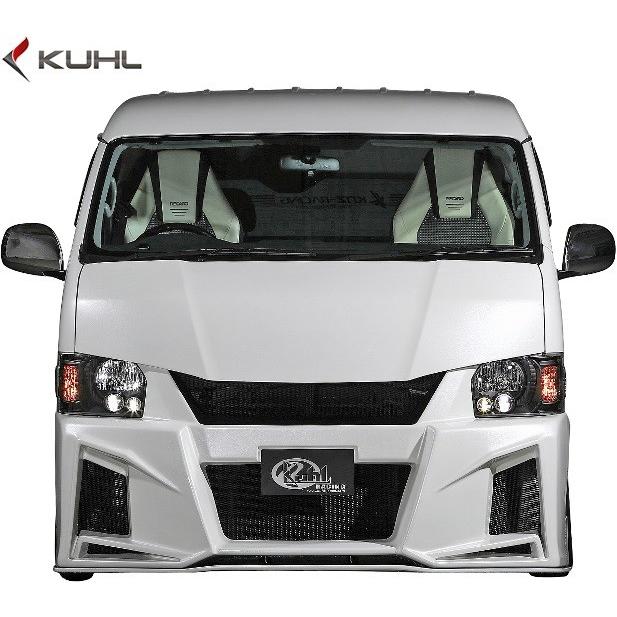 【M's】トヨタ 200系 ハイエース 4型 (ワイド用) Kuhl Racing Ver4 200W-GT エアロキット 6点 ／ FRP クールレーシング エアロ フルエアロ｜emuzu-international｜04