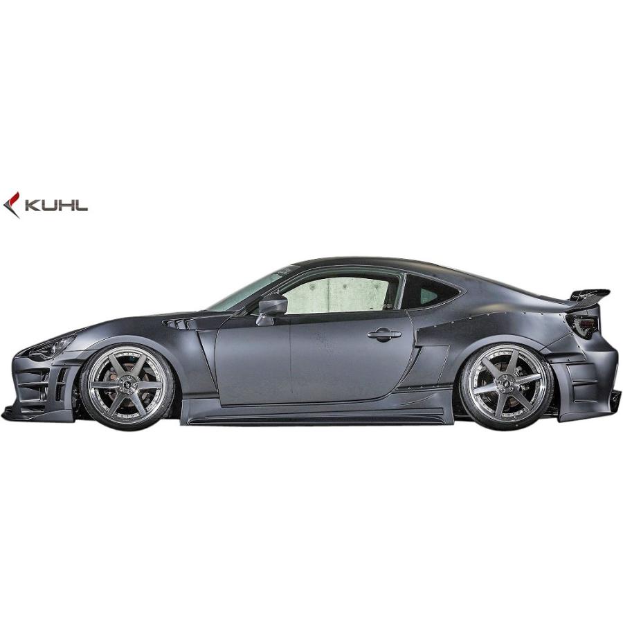 トヨタ 86 ZN6 / スバル BRZ ZC6 (2012y-・前期/後期) Kuhl Racing 01R-GTW サイドステップ 左右／／FRP ハチロク クールレーシング エアロ クール