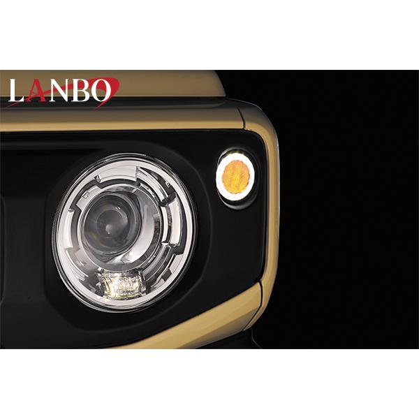 ジムニー 【M's】JIMNY JB64W JB74W LANBO マークレスグリル クローム