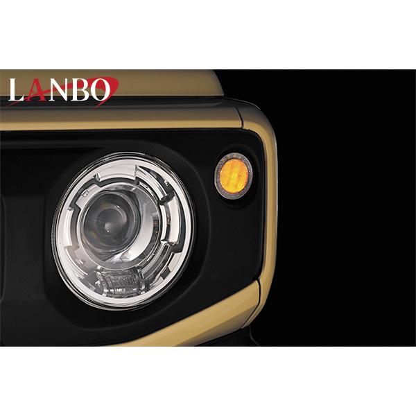 ジムニー 【M's】JIMNY JB64W JB74W LANBO マークレスグリル クローム