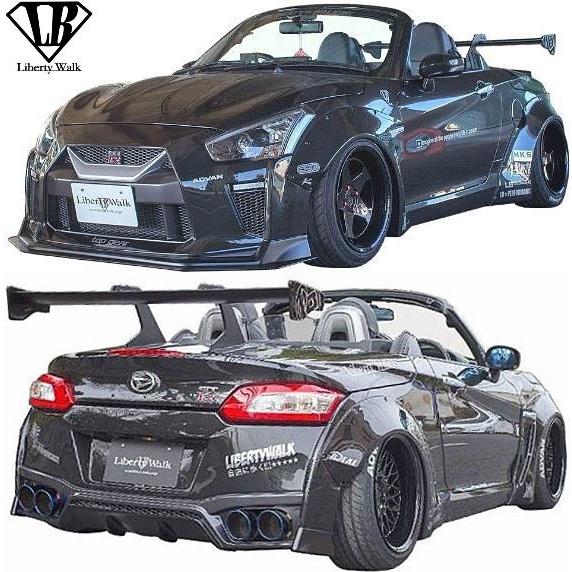 【M's】ダイハツ コペン LA400K (2014y-) lb★nation COPEN GT-K サイドディフューザー 左右／／Liberty Walk エアロ リバティーウォーク 400コペン｜emuzu-international｜05