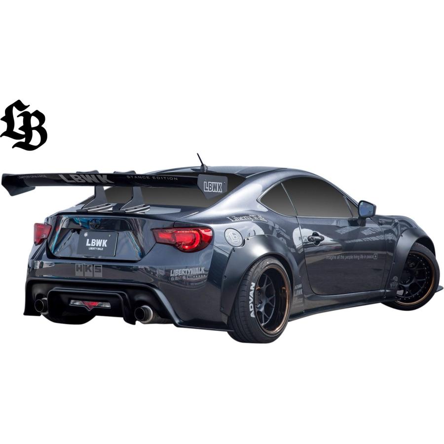 【M’s】 86 ZN6 BRZ ZC6 (2012y-2021y) Liberty Walk lb★nation LB リアウイング GTウイング ver.1 ／／ FRP 未塗装 リバティーウォーク エアロ パーツ｜emuzu-international｜08