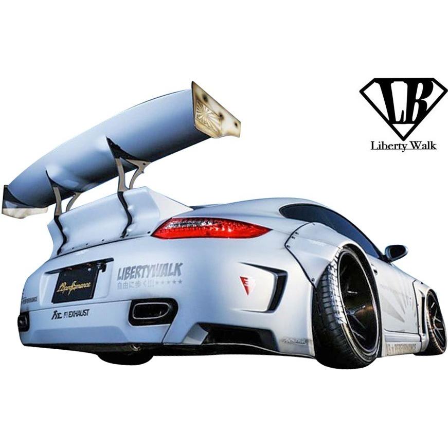 M's】 ポルシェ 911 997 (2004y-2011y) LB リアウイング Ver.1