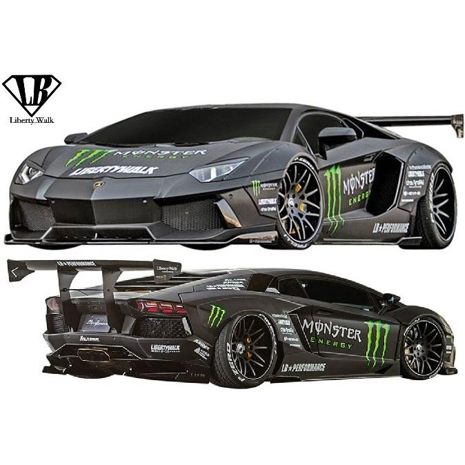 【M's】ランボルギーニ アヴェンタドール (2011y-) LB-WORKS フロントディフューザー Ver.2／／FRP エアロ Liberty Walk リバティーウォーク｜emuzu-international｜05