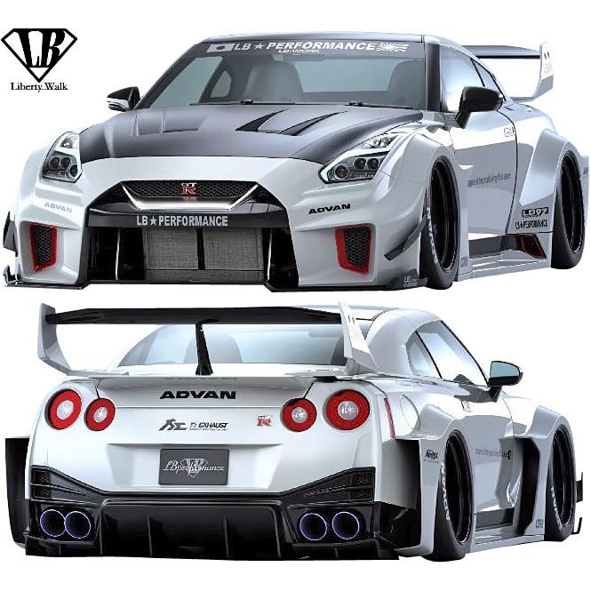 GT-R 【M's】日産 R35 (2007y-) LB-Silhouette WORKS GT 35GT-RR リア