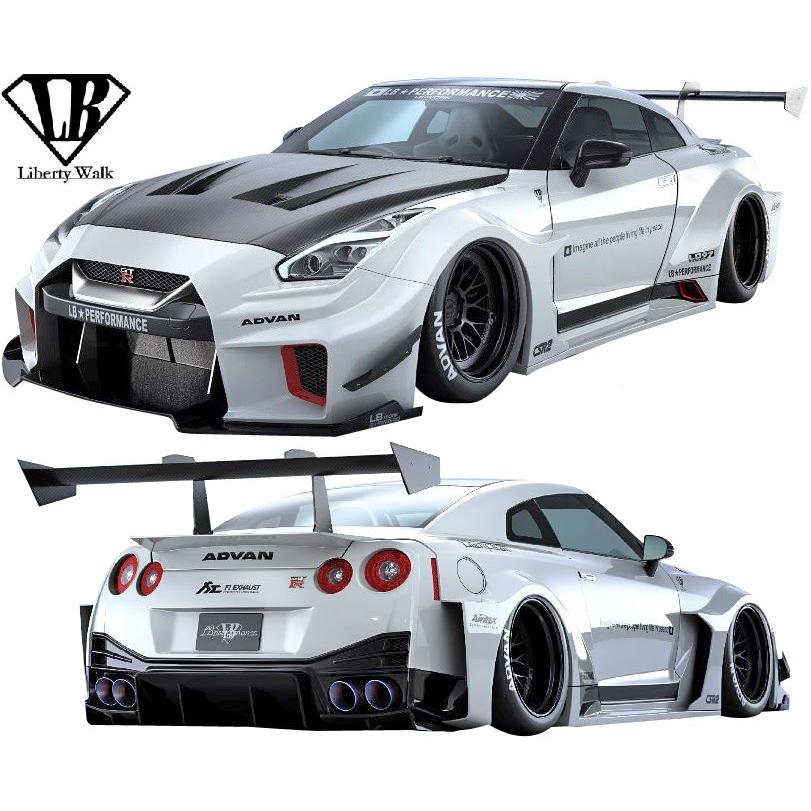 GT-R 【M's】日産 R35 (2007y-) LB-Silhouette WORKS GT 35GT-RR リア