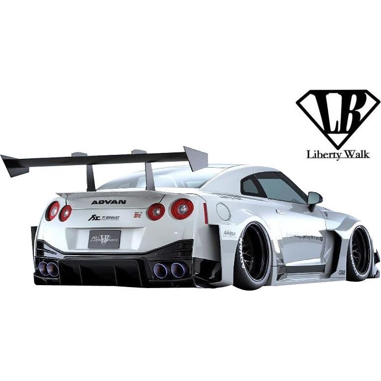 LBWK R35 GT-R  Ver.1 White of Black 完成品 AOSHIMA Plastic model 1/24 LB-WORKS NISSAN GT-R R35 Type1.5