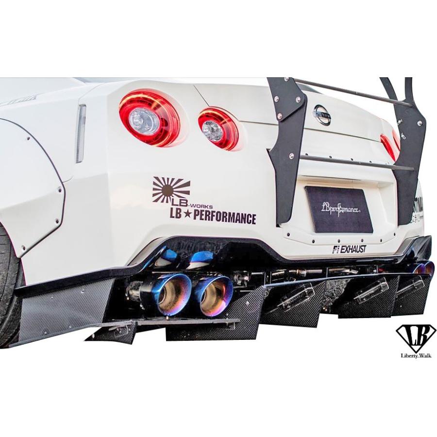 ウォーク GT-R 【M's】日産 R35 (LB-WORKS) フロントバンパー＋