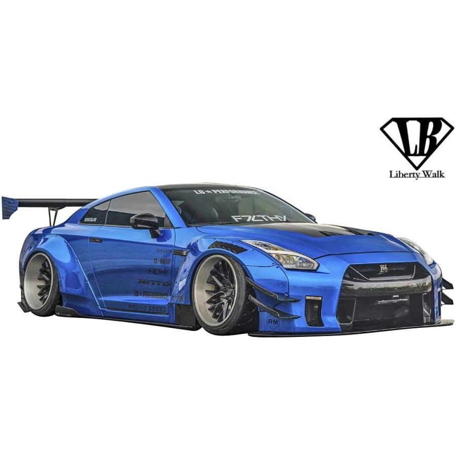 GT-R 【M's】日産 R35 (LB-WORKS) リアウイング Ver.3／／カーボン