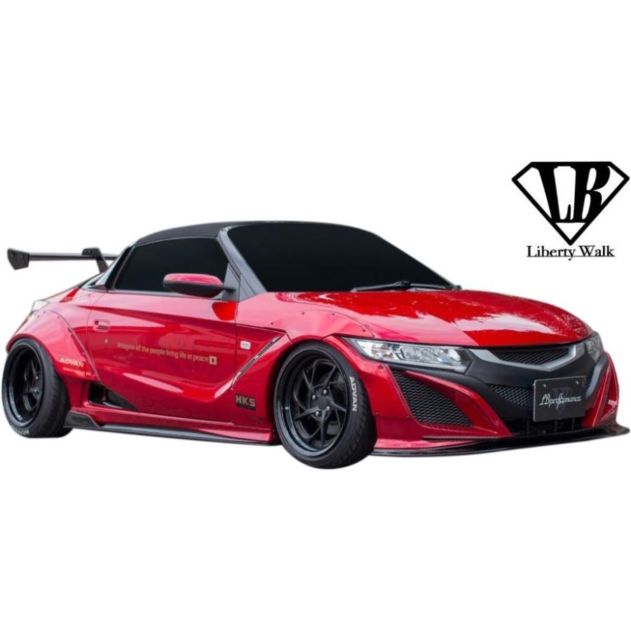 【M's】ホンダ S660 S07A (2015y-) lb★nation SSX-660R フロントバンパー FRP Liberty Walk リバティーウォーク LB カスタム エアロの画像