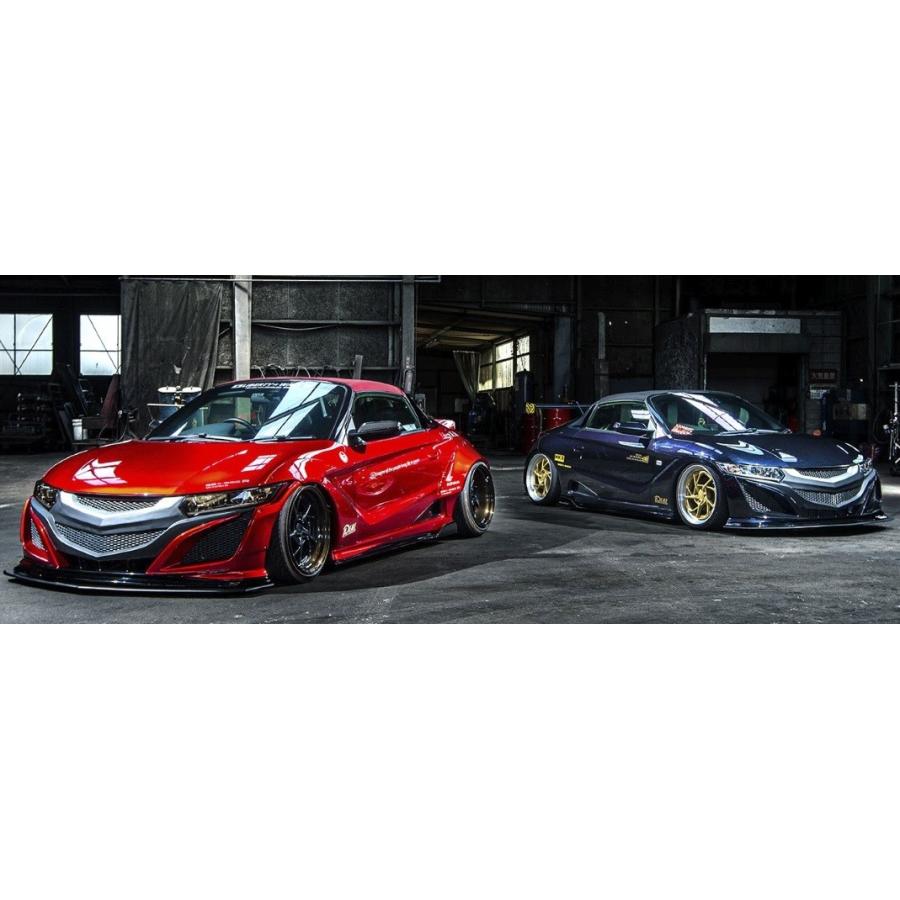 【M's】ホンダ S660 S07A (2015y-) lb★nation SSX-660R フロントバンパー FRP Liberty Walk リバティーウォーク LB カスタム エアロの画像