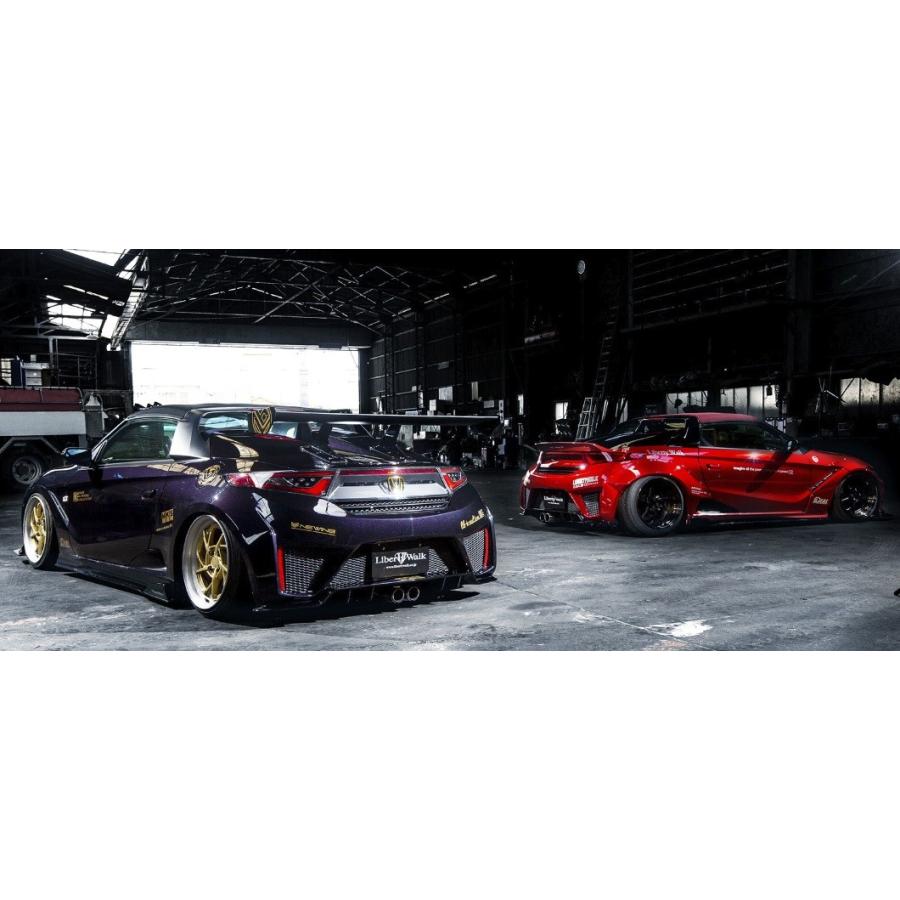 【M's】ホンダ S660 S07A (2015y-) lb★nation SSX-660R フロントバンパー FRP Liberty Walk リバティーウォーク LB カスタム エアロの画像