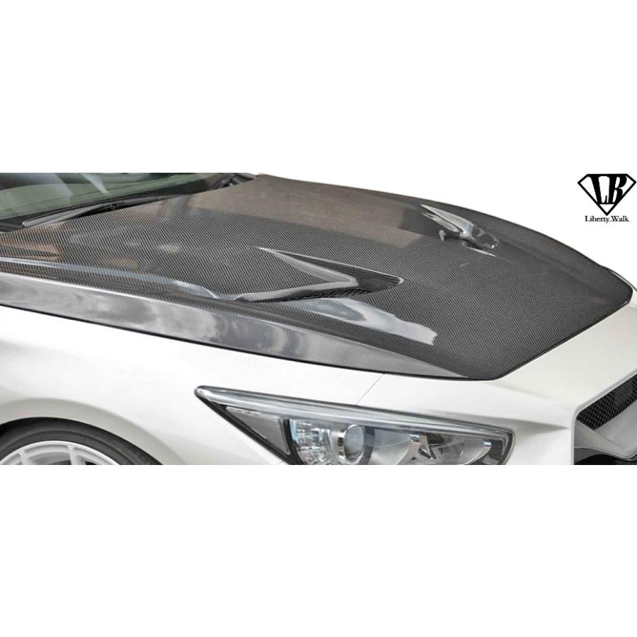 スカイライン VQ35 ボンネット TOP SECRET V35 G-FORCE ボンネット （カーボン） | Az-style