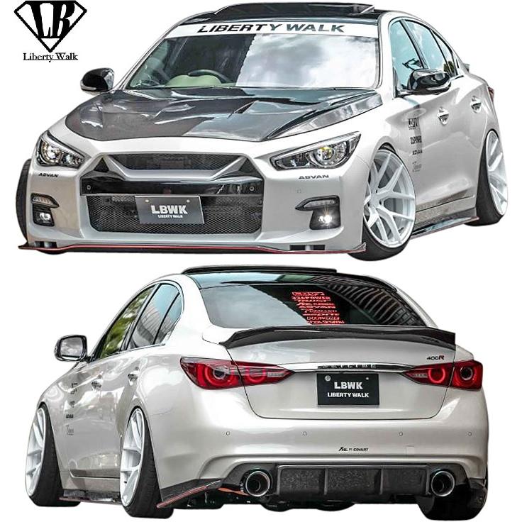 【M's】 日産 V37 スカイラインセダン ( 2014y- ) Liberty Walk lb★nation リアウイング CFRP カーボン LB リバティーウォーク リバティウォーク エアロ｜emuzu-international｜04