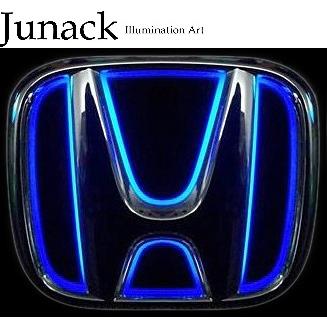 アコード　アコードツアラー　cu cw スカッフプレート　led 青色 アコード 【M's】 ツアラー ハイブリッド CU2 CW2 CR7 Junack フロント