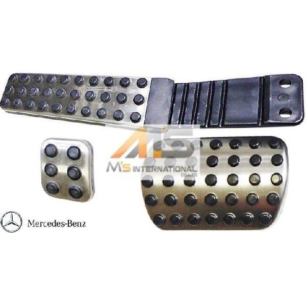 【M's】ベンツ W202 W203 W210 W211 W140 W220 R129 R230 W215 W219 W208 W209 純正品 アルミAT ペダル3点セット新品
