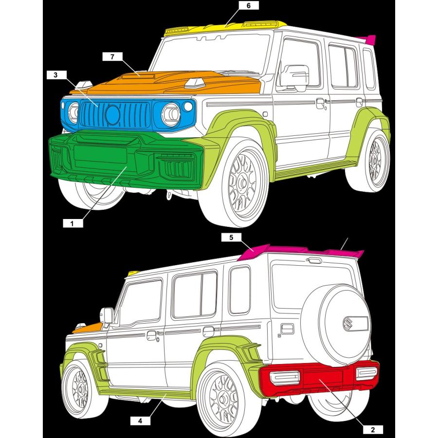 ジムニー 【M's】 ジムニーノマド JC74W AIMGAIN MUDRON GTS リア