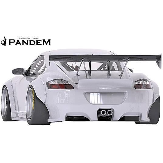 M's】PORSCHE CAYMAN 987 (2005y-) PANDEM V2 リアバンパー FRP製 TRA