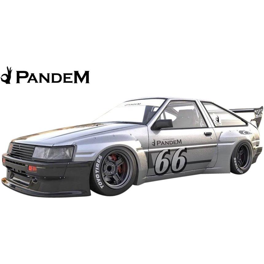 86 【M's】トヨタ AE86 カローラレビン 後期 PANDEM リアピース (後期