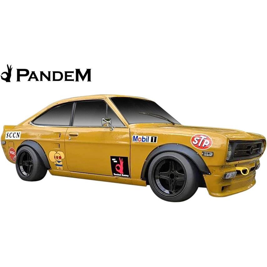 【M's】 NISSAN Datsun B110 サニー クーペ (1970y-1973y) PANDEM パンデム フロントフェンダー 左右 ／／ エアロ パーツ  オーバーフェンダー ワイドフェンダー｜emuzu-international｜04