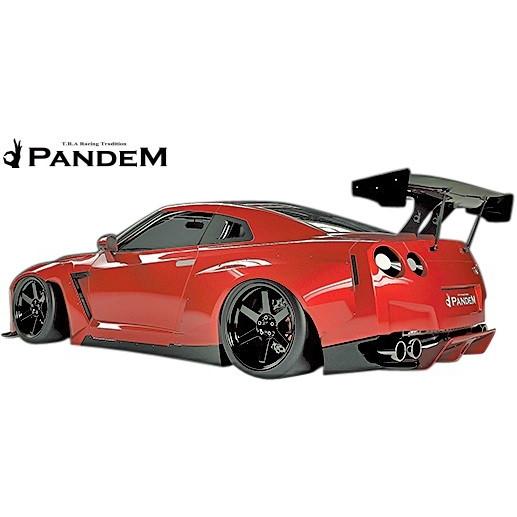 【M's】NISSAN R35 GT-R PANDEM GTウイング／／CARBON カーボン TRA京都 パンデム  エアロ ニッサン GTR 大型ウイング F1ウイング｜emuzu-international｜02