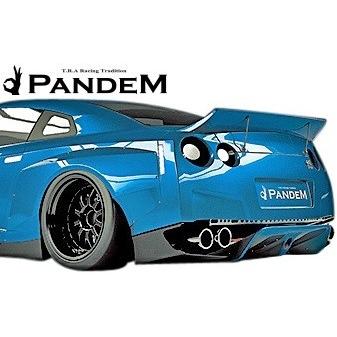 アウトレットの場合 【M´s】NISSAN R35 GT-R PANDEM リアフェンダー 左右／／FRP TRA京都 パンデム エアロ ワイドフェンダー オーバーフェンダー ニッサン GTR