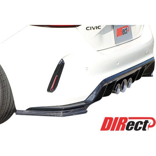 CIVIC TYPE R FL5 フロント、リアサイド　エアロ シビック 【M's】 FL5 タイプR 前期 (2022y-) 乱人 RANDO DIRect リア