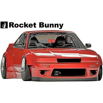 【M's】日産 S13 シルビア (1988y-1993y) Rocket Bunny Ver.2 ワイドボディキット 4点 FRP製 未塗装 TRA京都 ロケットバニー ロケバニ エアロ｜emuzu-international｜03