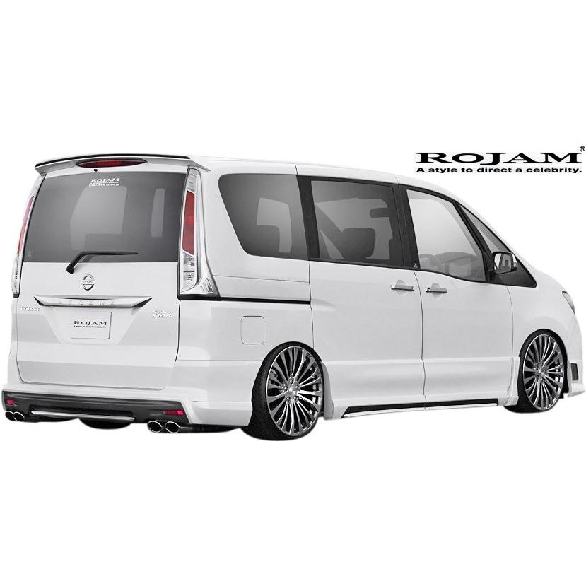 自動車 セレナc26前期社外グリル ROJAM ロジャム ホワイト