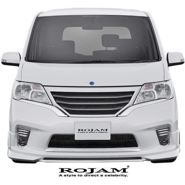 【M's】日産 セレナ C26 前期 (2010/11-2013/11) ROJAM IRT GENIK ハーフタイプ フロントリップスポイラー／／NISSAN SERENA FRP ロジャム｜emuzu-international｜02