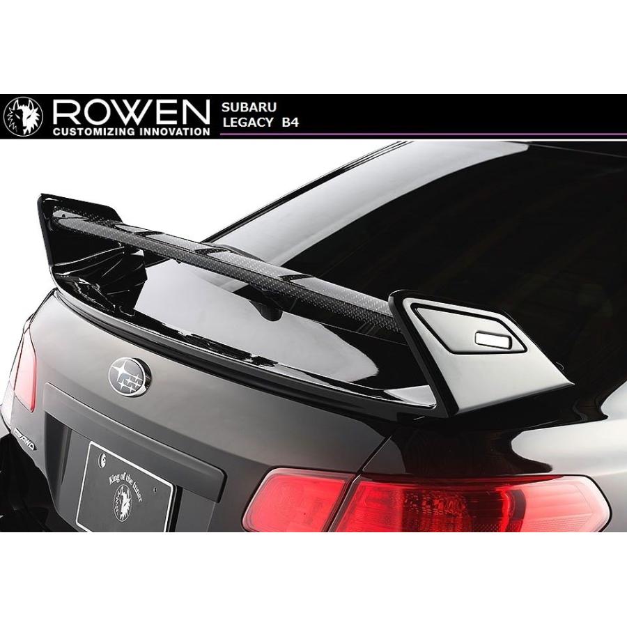M ROWEN JAPAN PREMIUM フロントスポイラー(FRP) 素地 スバル レガシィ B4 D E型 BMG BM9 BMM用 (1S003A00)ロェン ジャパンプレミアム