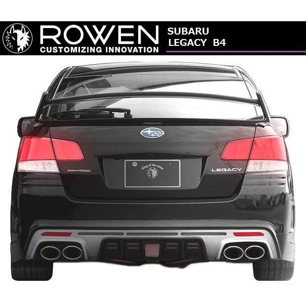 M's】レガシィ B4 A-E型 共通 リア ウイング ／ ROWEN／ロエン エアロ