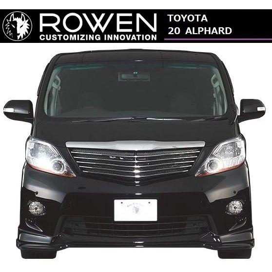 M's】アルファード 20 前期 S グレード フロント スポイラー ／ ROWEN