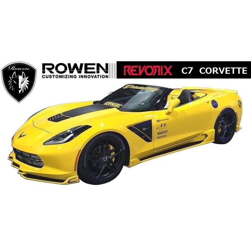 M's】 REVORIX C7 コルベット フロント スポイラー ROWEN ロエン