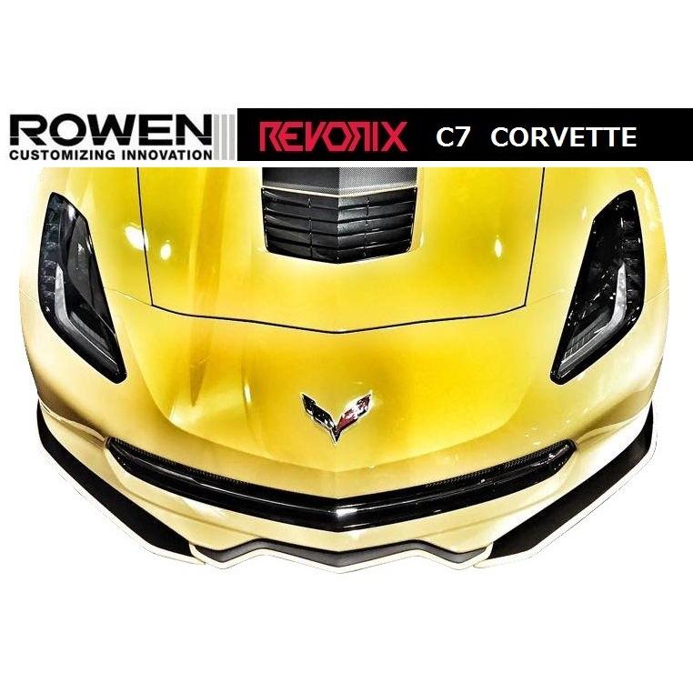 M's】 REVORIX C7 コルベット フロント スポイラー ROWEN ロエン